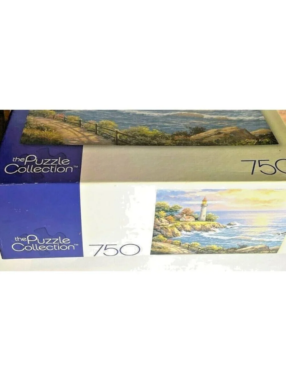 Puzzle Mega Brands The Collection Sunset At Lighthouse Point Jigsaw 500 Pcs 12+